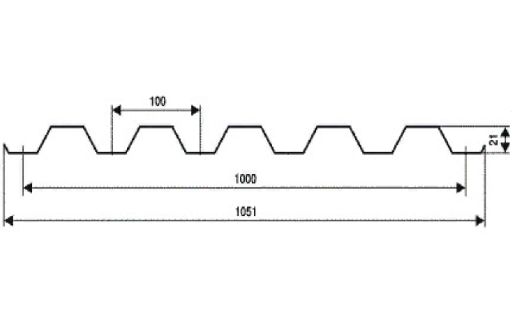 Профнастил С21