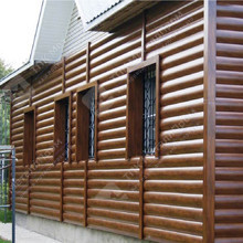 Металлический сайдинг под бревно