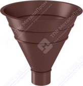 Воронка водосборная Аквасистем 90 RAL8017 шоколад