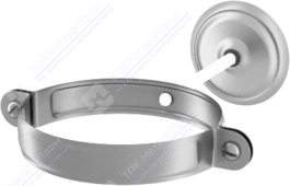 Держатель трубы Аквасистем 90 комплект для крепления трубы RR21 светло-серый