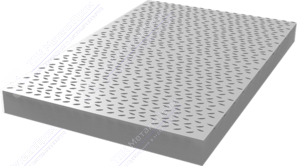 Лист рифленый 3 мм чечевица