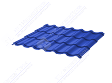 Металлочерепица МЧ2 СуперМонтеррей 0,4 ПЭ RAL5005 сигнально-синий