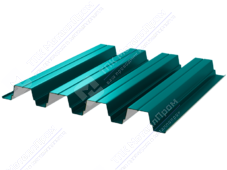 Профнастил полимер Н75 0,7 750/800 ПЭ RAL5021 морская волна