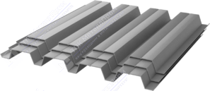 Профнастил оцинкованный Н60 0,9 0,902м 6м