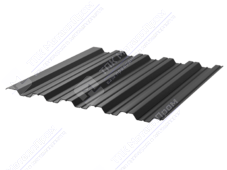 Профнастил полимер НС35 0,7 1000/1060 ПЭ RAL7024 серый графит