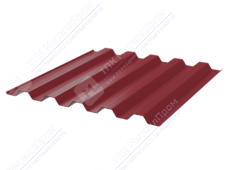 Профнастил полимер С44 0,45 1000/1047 ПЭ RAL3003 рубин