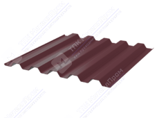 Профнастил полимер С44 0,45 ТУ 1000/1047 ПЭ RAL3005 красное вино