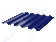 Профнастил полимер С44 0,45 ТУ 1000/1047 ПЭ RAL5002 ультрамарин