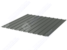 Профнастил полимер С10 0,45 ТУ 1130/1155 ПЭ RAL7005 темно-серый