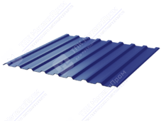 Профнастил полимер СП20 0,45 1100/1150 ПЭ RAL5002 ультрамарин