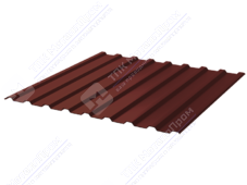 Профнастил полимер СП20 0,4 1100/1150 ПЭ RAL3009 красный оксид