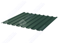 Профнастил полимер СП20 0,7 1100/1150 ПЭ RAL6005 зеленый мох