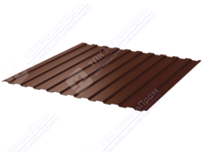 Профнастил полимер С8 0,4 1150/1200 ПЭ RAL8017 шоколад