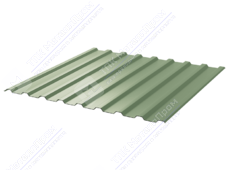 Профнастил полимер СП20 0,7 1100/1150 ПЭ RAL6021 бледно-зеленый