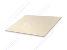 Лист с полимерным покрытием 0,4 ПЭ в пленке RAL1015 светлая слон кость
