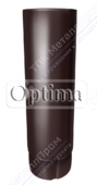 Труба водосточная GrandLine Optima 90 1м RAL8017 шоколад