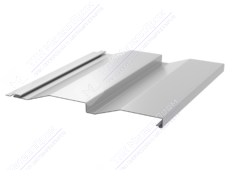 Сайдинг кораб доска 228/255 0,45 ПЭ RAL9003 сигнально-белый