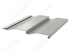 Сайдинг кораб доска 228/255 0,5 ПЭ RAL9002 серо-белый