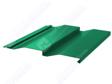 Сайдинг кораб доска 228/255 0,5 ПЭ RAL6029 зеленая мята