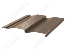 Сайдинг кораб доска 228/255 0,45 ПЭ RAL1019 серо-бежевый