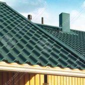 Металлочерепица Андалузия п/э зеленый мох 0,45 модульная