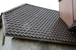 Металлочерепица Андалузия п/э шоколад 0,45 модульная