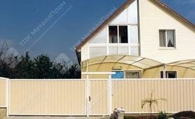 Профнастил С-8 п/э RAL 1014 (слоновая кость) 0,55 мм