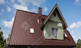 Профнастил С-8 п/э RAL 8017 (шоколад) 0,45 мм