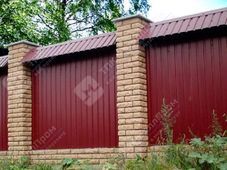 Профнастил С-8 п/э RAL 3005 (красное вино) 0,5 мм