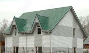 Профнастил С-21 п/э RAL 6005 (зелёный мох) 0,7 мм