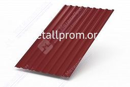 Профнастил коричнево - красный МП-20x1100 0,4 мм