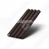Профнастил коричневый шоколад С-44x1000 0,65 мм