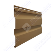 Сайдинг виниловый Docke Premium D4 5D (Корабельный брус, ирис)