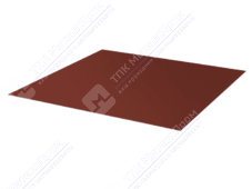 Лист с полимерным покрытием 0,7 мм ПЭ RAL3011 коричнево-красный