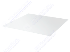 Лист с полимерным покрытием 0,45 мм ПЭ в пленке RAL9003 сигнально-белый