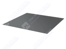 Лист с полимерным покрытием 0,45 мм ПЭ в пленке RAL7024 серый графит