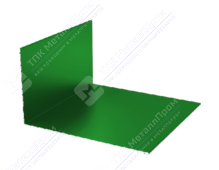 Планка примыкания верхняя 145 250 0,4 2м стандарт ПЭ в пленке RAL6029 зеленая мята К-501