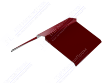 Планка конька плоского 150 150 0,4 2м стандарт ПЭ RAL3003 рубин К-512