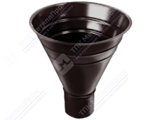 Воронка водосборная GrandLine 250 90 металл RAL8017 шоколад