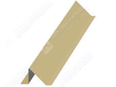 Планка снегозадержателя 95 65 0,45 2м стандарт ПЭ RAL1014 слоновая кость К-503