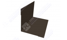 Планка угла внутренний 50 50 0,5 2м стандарт Стальной бархат RAL8017 шоколад К-504