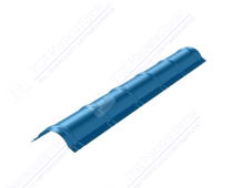 Конек металлочерепичный 0,45 2м стандарт ПЭ RAL5015 синее небо К-513