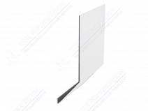 Планка карнизная 100 65 0,45 3м стандарт ПЭ RAL7004 сигнально-серый К-509