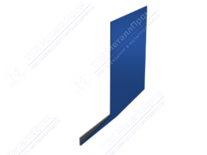 Планка карнизная 100 65 0,45 2м стандарт ПЭ RAL5005 сигнально-синий К-509